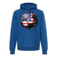 USA Soccer Ball Premium Hoodie