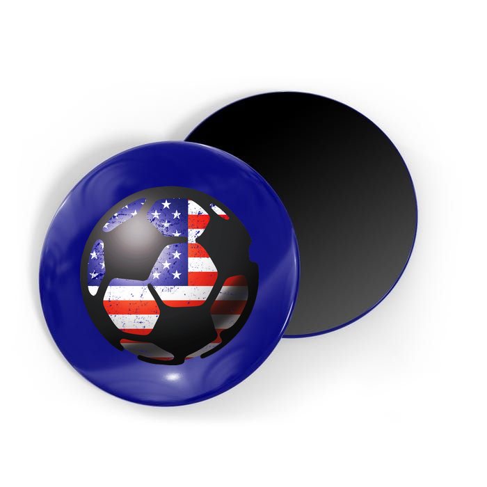 USA Soccer Ball Magnet