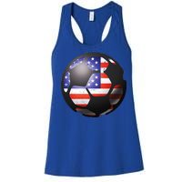 USA Soccer Ball Women's Racerback Tank