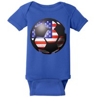 USA Soccer Ball Baby Bodysuit