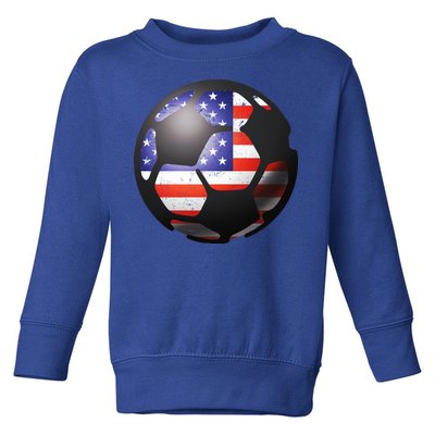 USA Soccer Ball Toddler Sweatshirt