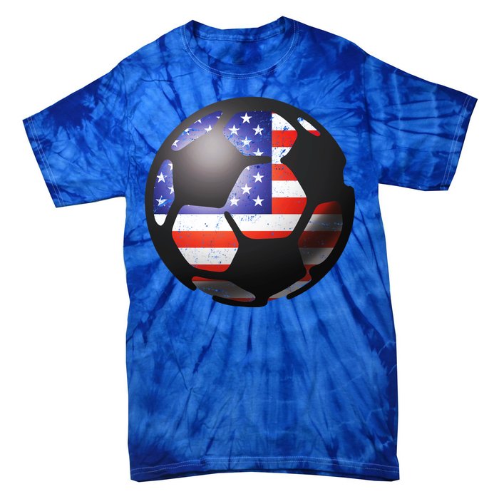 USA Soccer Ball Tie-Dye T-Shirt