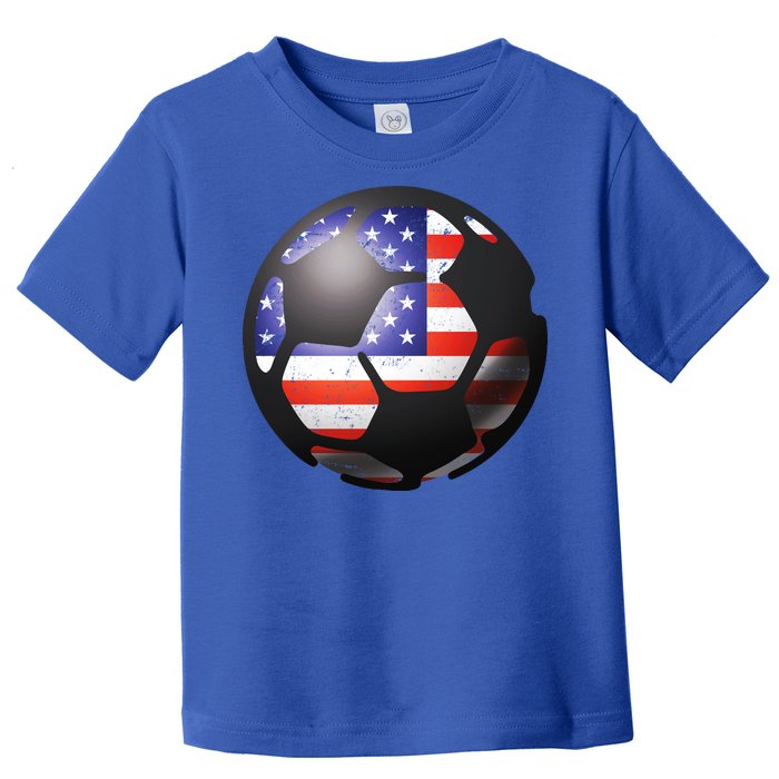 USA Soccer Ball Toddler T-Shirt