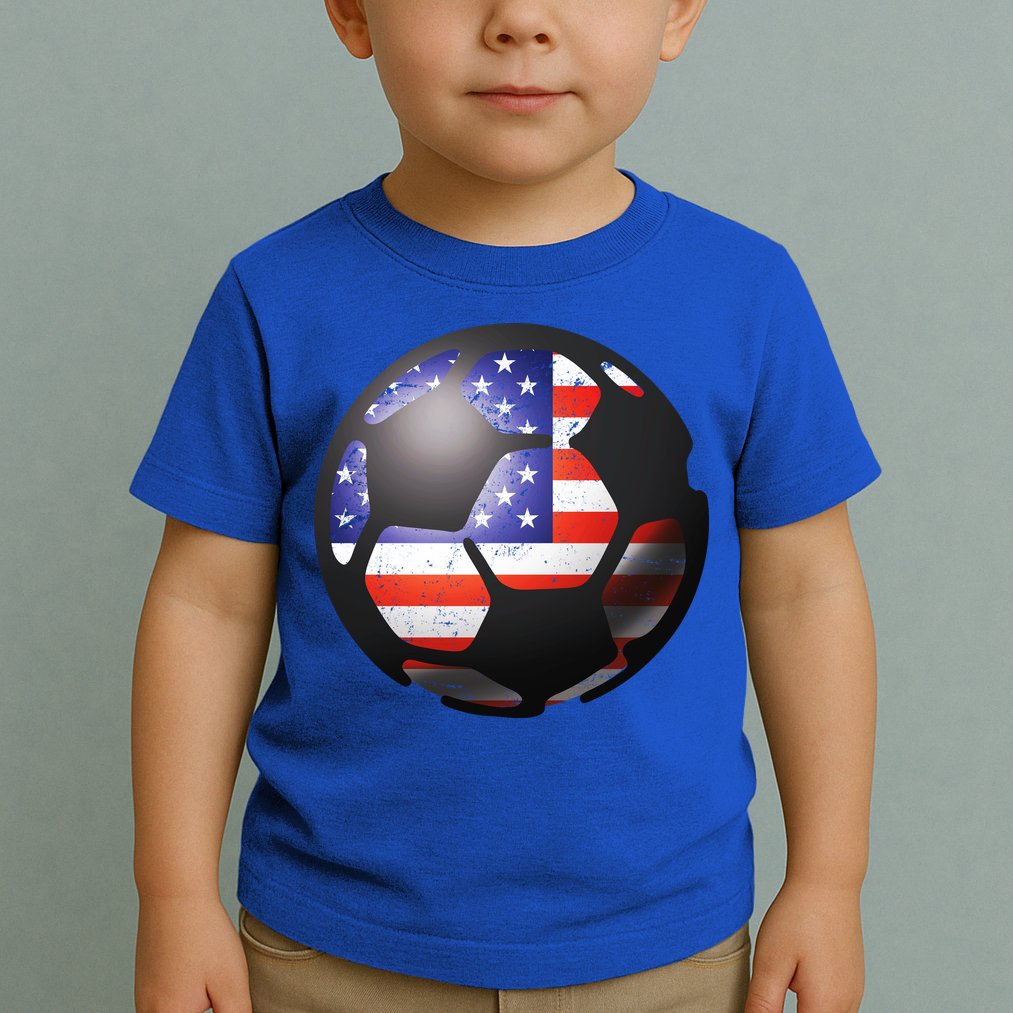 USA Soccer Ball Toddler T-Shirt