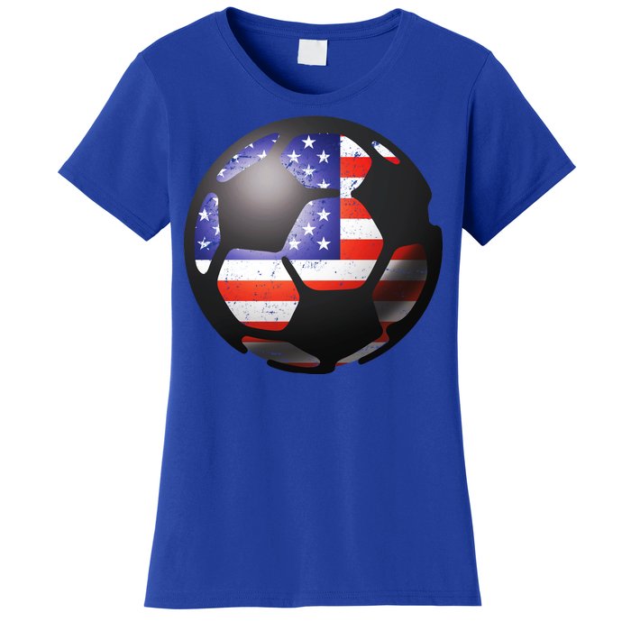 USA Soccer Ball Women's T-Shirt