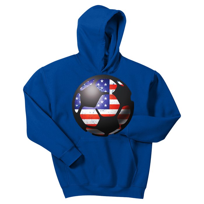 USA Soccer Ball Kids Hoodie