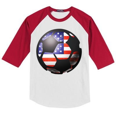 USA Soccer Ball Kids Colorblock Raglan Jersey