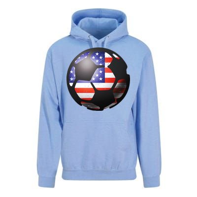 USA Soccer Ball Unisex Surf Hoodie