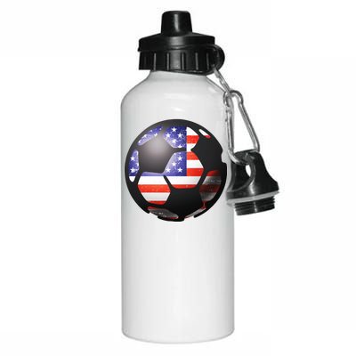 USA Soccer Ball Aluminum Water Bottle