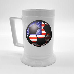 USA Soccer Ball Beer Stein