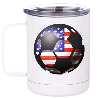 USA Soccer Ball 12 oz Stainless Steel Tumbler Cup