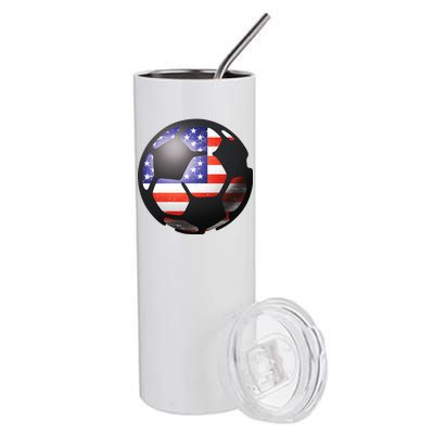 USA Soccer Ball Stainless Steel Tumbler