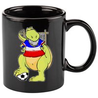 USA Soccer T-Rex 11oz C Handle Ceramic Mug