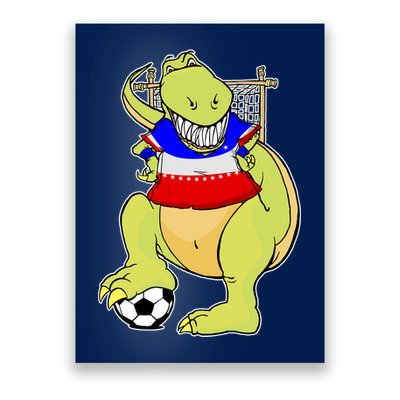 USA Soccer T-Rex Poster