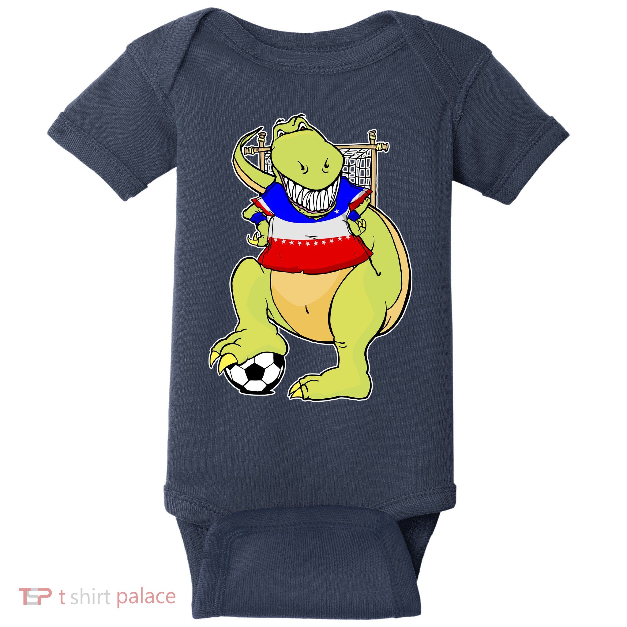USA Soccer T-Rex Baby Bodysuit
