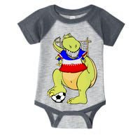 USA Soccer T-Rex Infant Baby Jersey Bodysuit