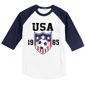 USA Soccer Team 1985 Baseball Sleeve Shirt