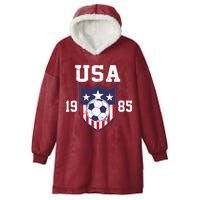 USA Soccer Team 1985 Hooded Wearable Blanket