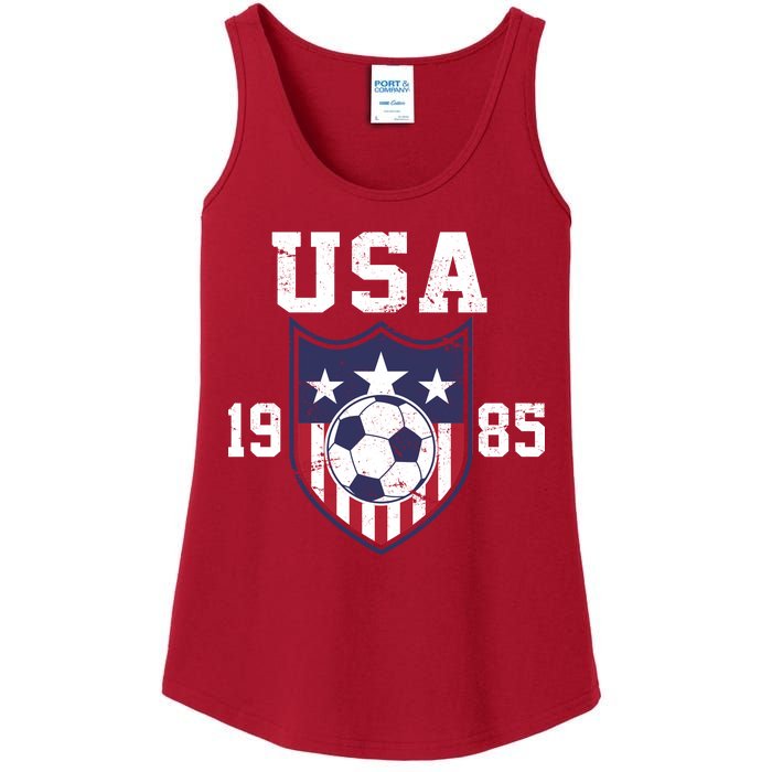 USA Soccer Team 1985 Ladies Essential Tank