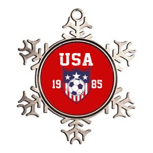 USA Soccer Team 1985 Metallic Star Ornament