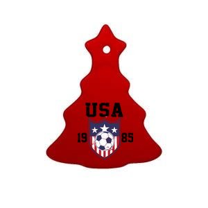 USA Soccer Team 1985 Ceramic Tree Ornament