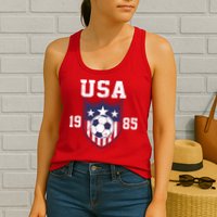 USA Soccer Team 1985 Womens Tank Top