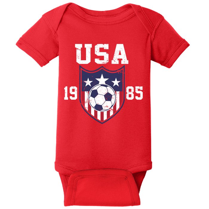 USA Soccer Team 1985 Baby Bodysuit