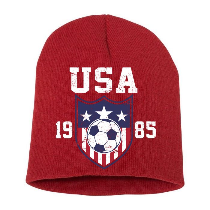 USA Soccer Team 1985 Short Acrylic Beanie