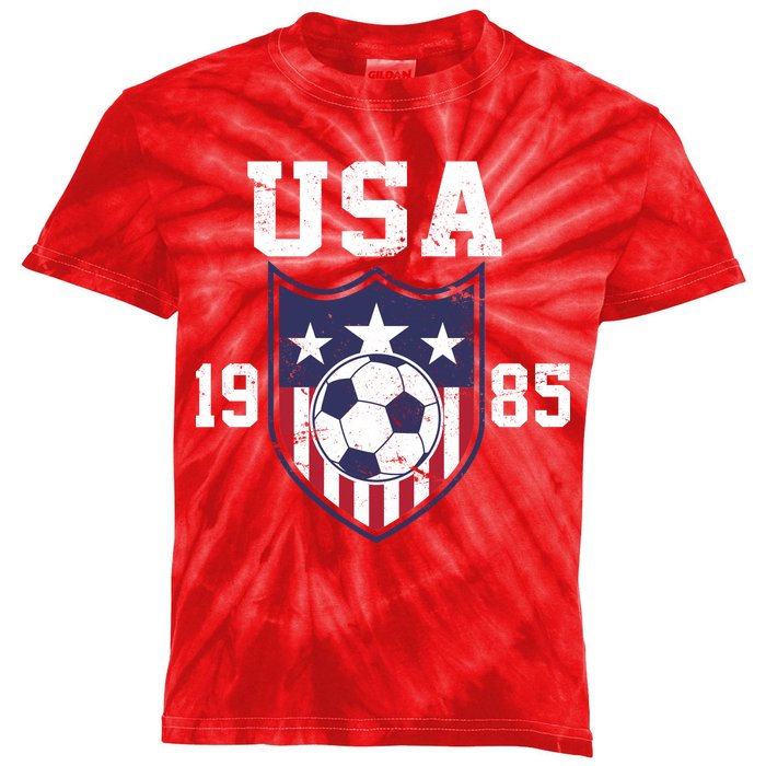 USA Soccer Team 1985 Kids Tie-Dye T-Shirt