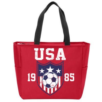 USA Soccer Team 1985 Zip Tote Bag