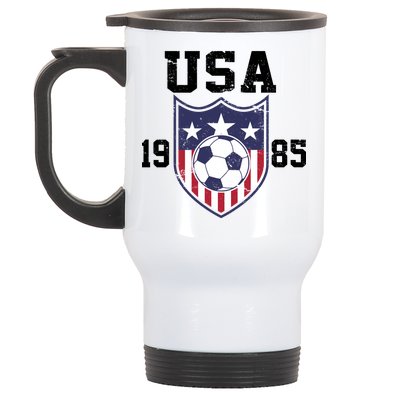 USA Soccer Team 1985 Stainless Steel Travel Mug