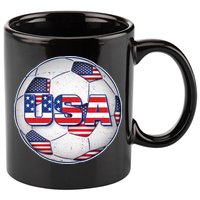 USA Soccer Team Ball 11oz C Handle Ceramic Mug