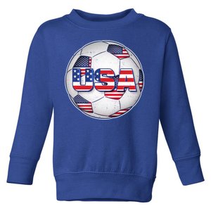 USA Soccer Team Ball Toddler Sweatshirt