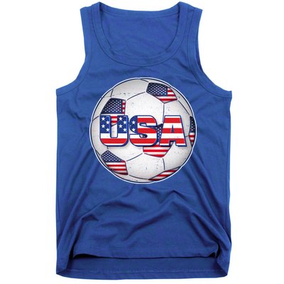USA Soccer Team Ball Tank Top
