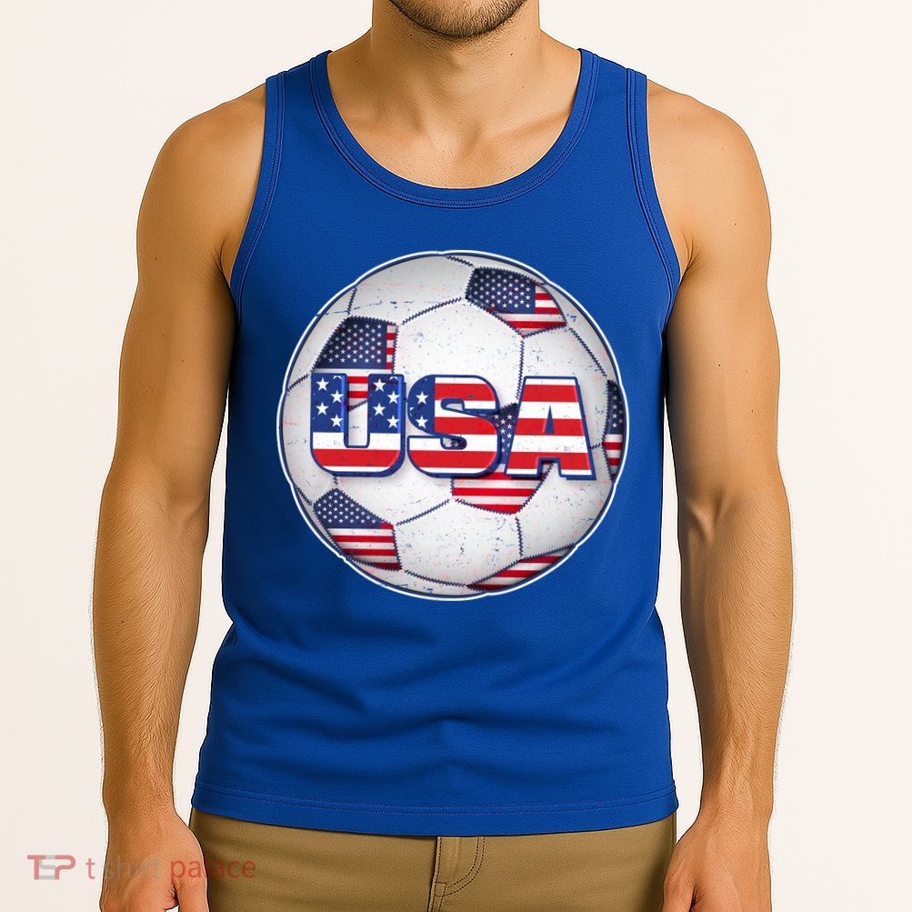 USA Soccer Team Ball Tank Top
