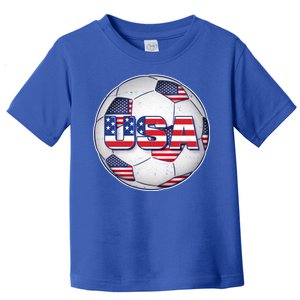 USA Soccer Team Ball Toddler T-Shirt