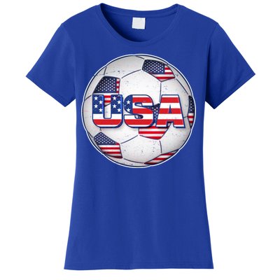 USA Soccer Team Ball Women's T-Shirt