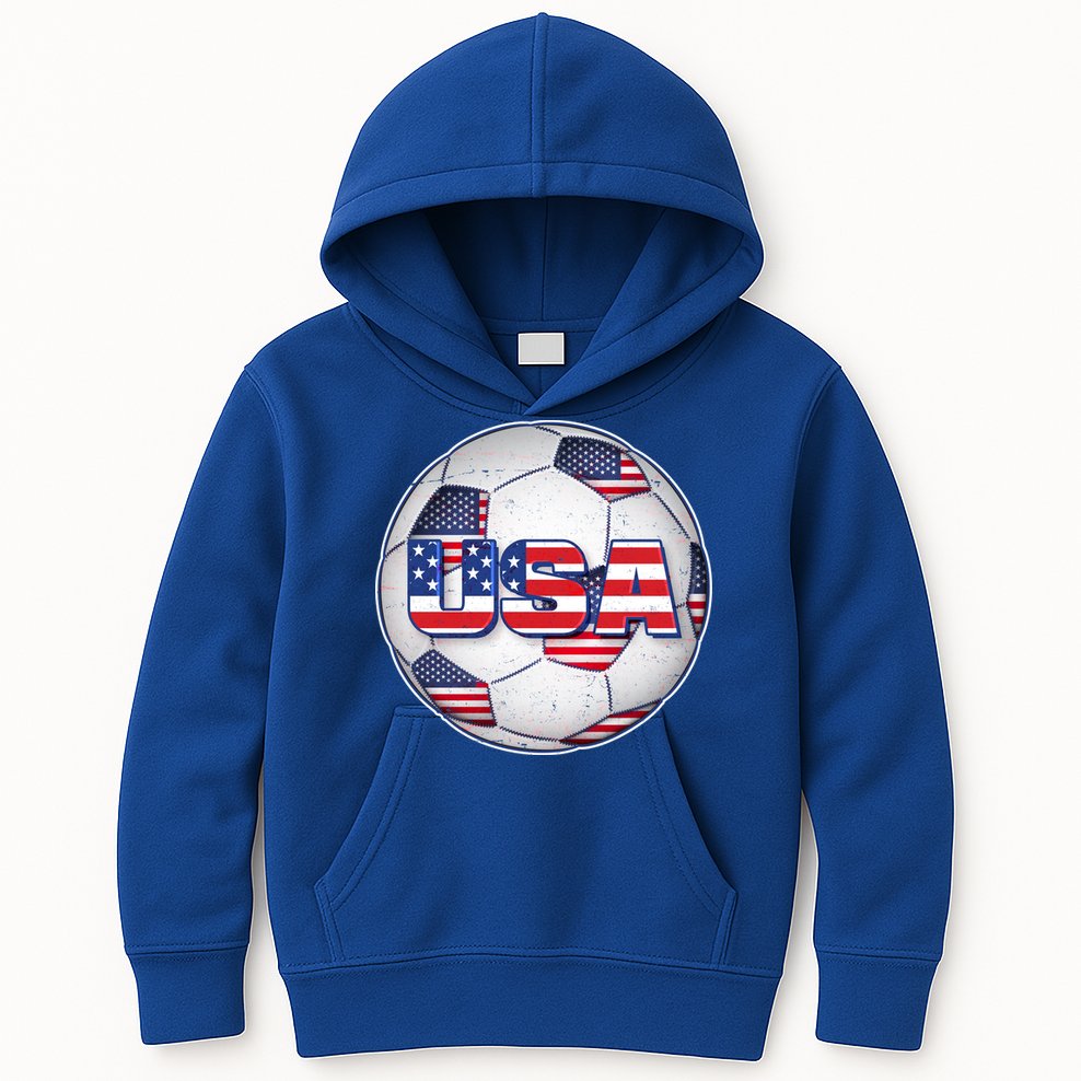 USA Soccer Team Ball Kids Hoodie