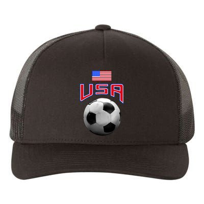 USA Soccer United States of America Flag Yupoong Adult 5-Panel Trucker Hat
