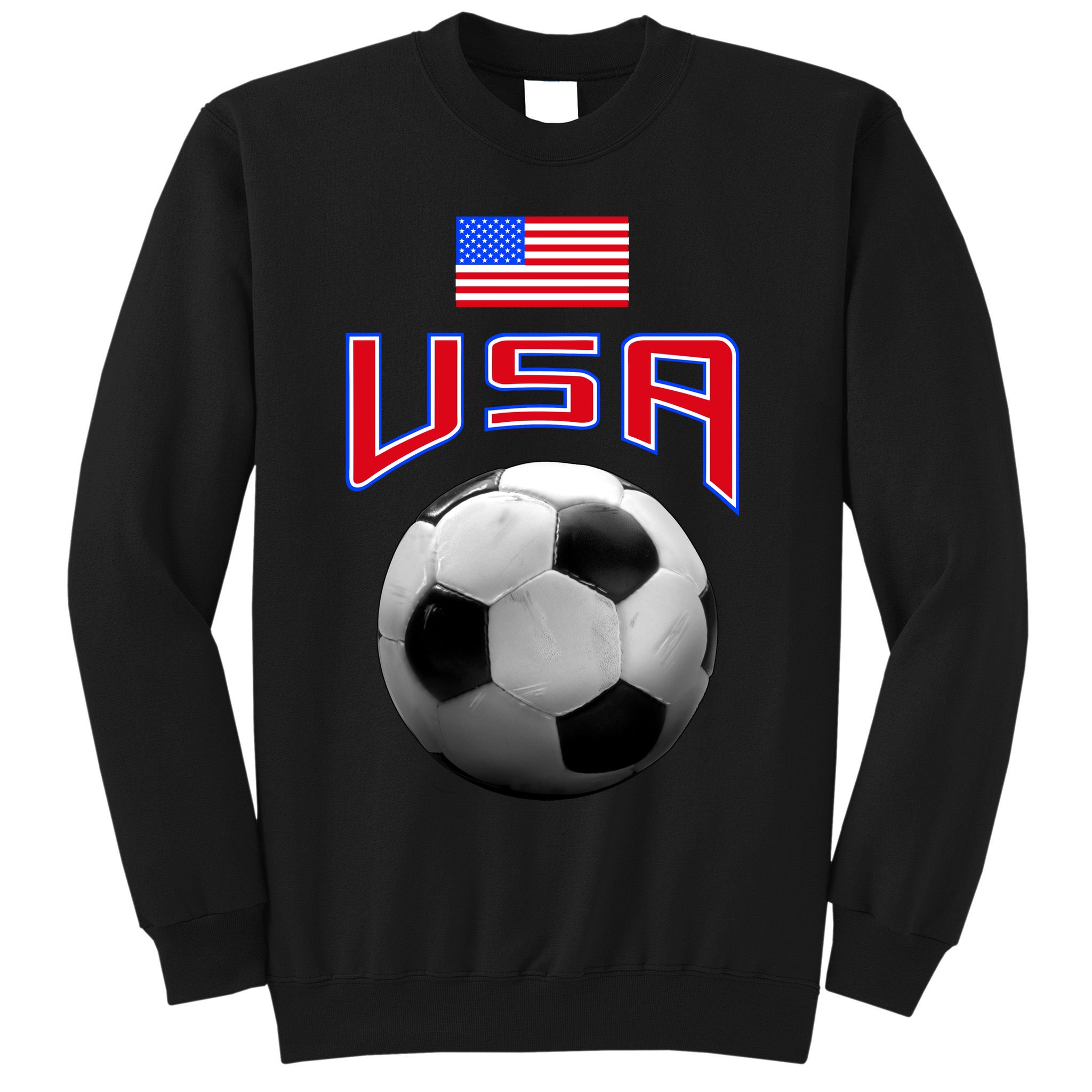 USA Soccer United States of America Flag Sweatshirt