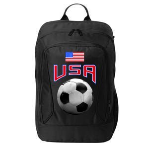 USA Soccer United States of America Flag City Backpack