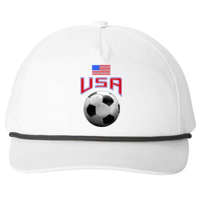 USA Soccer United States of America Flag Snapback Five-Panel Rope Hat