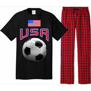 USA Soccer United States of America Flag Pajama Set