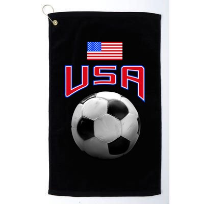 USA Soccer United States of America Flag Platinum Collection Golf Towel