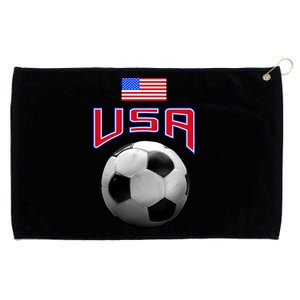 USA Soccer United States of America Flag Grommeted Golf Towel