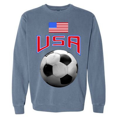 USA Soccer United States of America Flag Garment-Dyed Sweatshirt