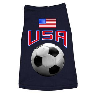 USA Soccer United States of America Flag Doggie Tank