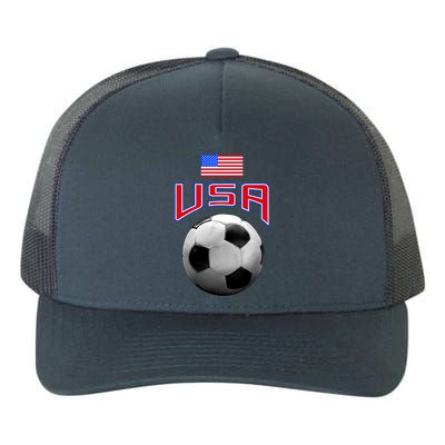 USA Soccer United States of America Flag Yupoong Adult 5-Panel Trucker Hat