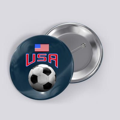 USA Soccer United States of America Flag Button