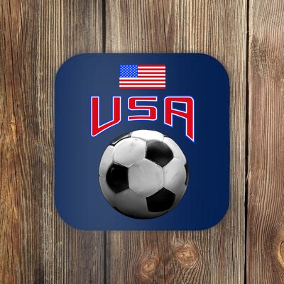 USA Soccer United States of America Flag Coaster